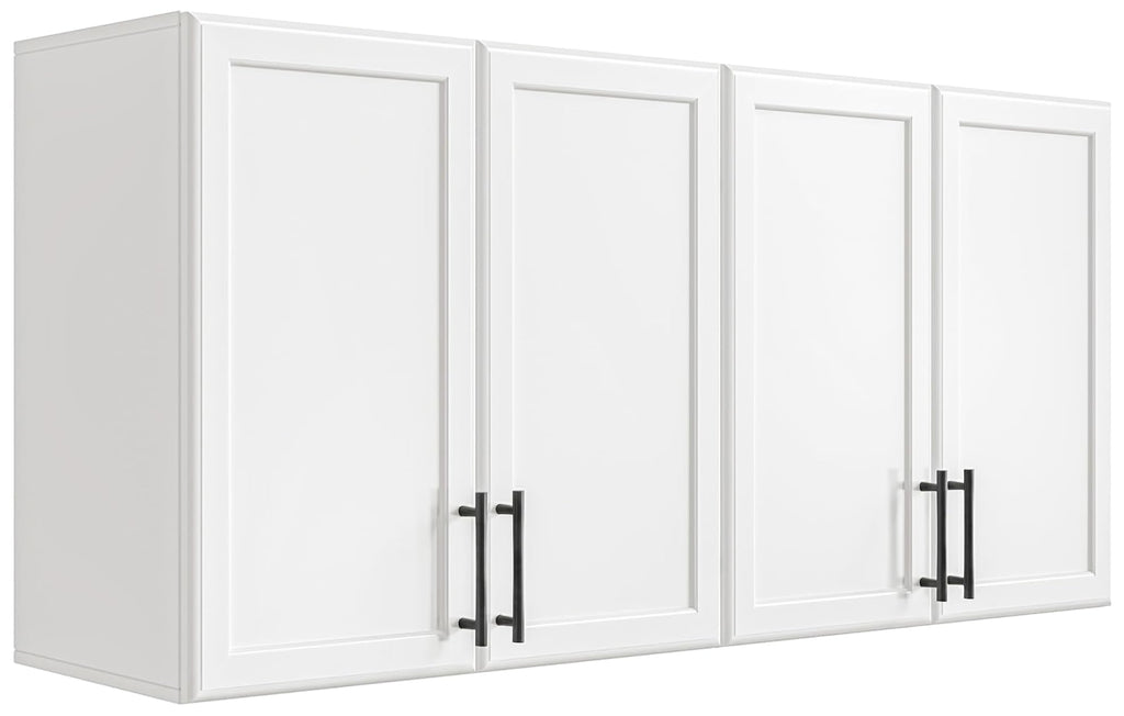 47.2" W Off White Wall Mounted Cabinet with Adjustable Shelf T67381