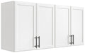 47.2" W Off White Wall Mounted Cabinet with Adjustable Shelf T67381