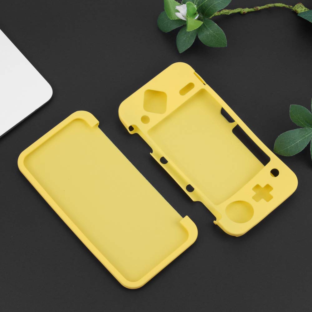 Silicone Protector Cover Skin Case for New 2DS XL New 2DS LL Console (Yellow) X87089