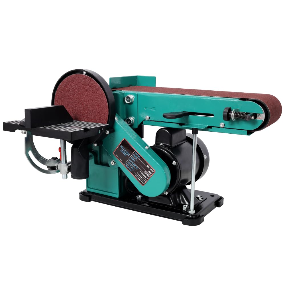 4" x 36" Belt Sander with 6" Disc 120V Bench Top Sander A1726