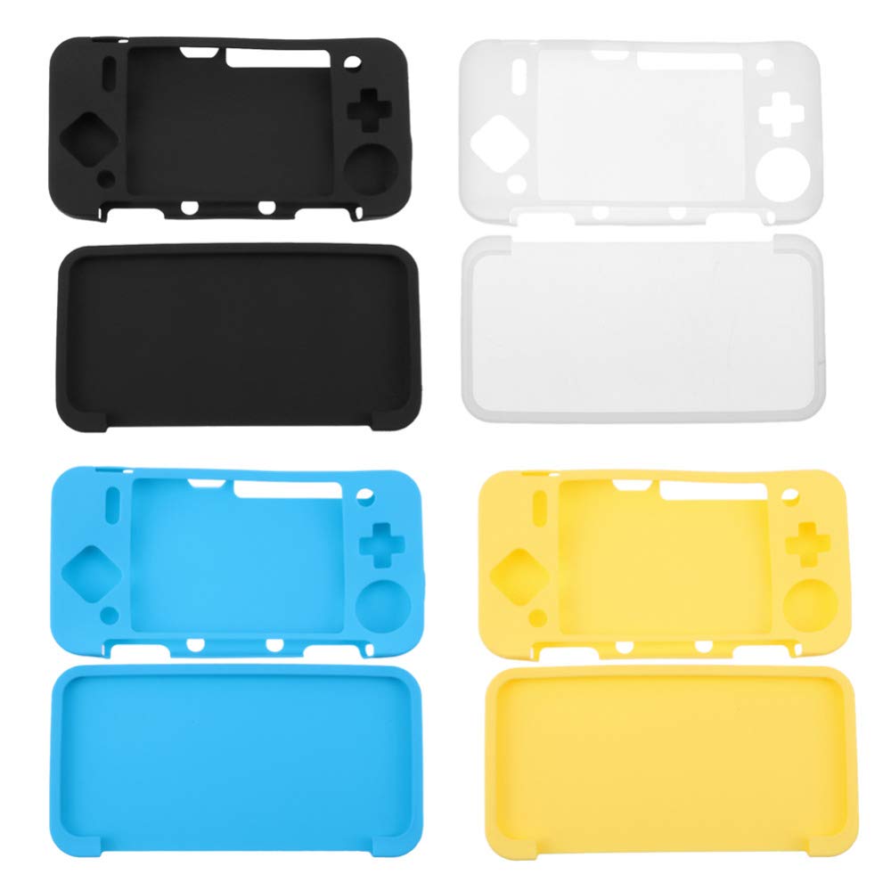 Silicone Protector Cover Skin Case for New 2DS XL New 2DS LL Console (Yellow) X87089