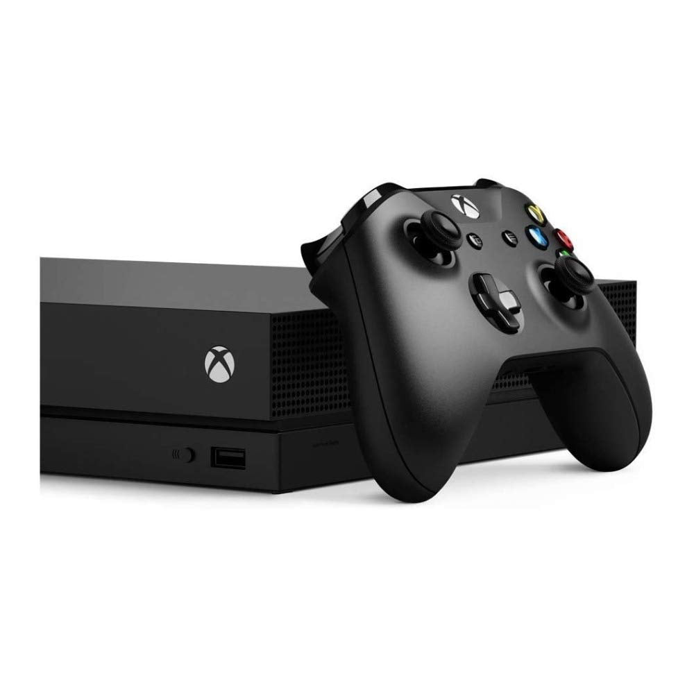 Xbox One X 1TB Gaming Console with Wireless Controller, Headset, Wired Controller and Game L1061