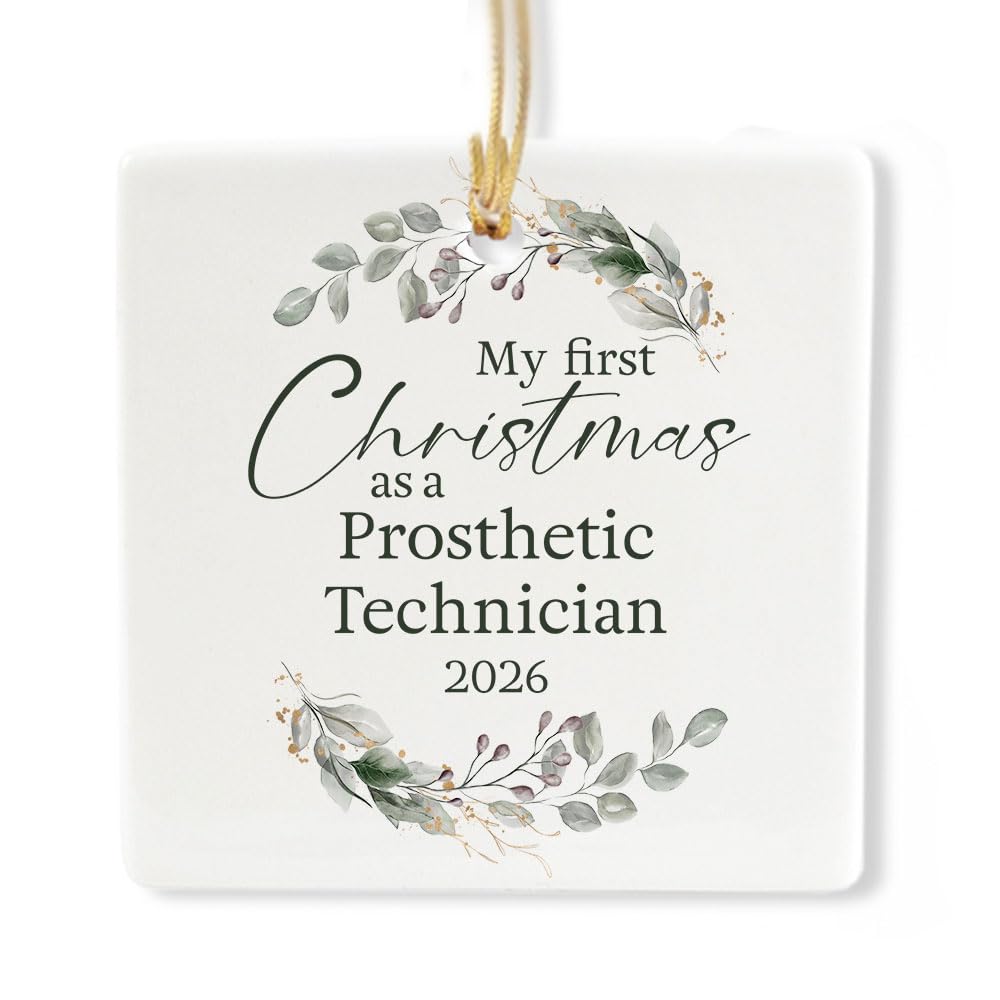 Ceramic 3-inch Square Ornament S5802