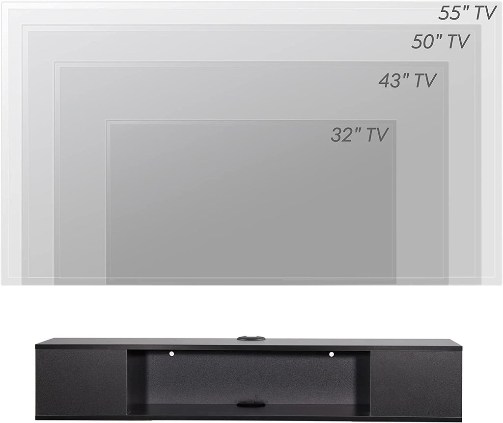 39.4" Floating TV Stand with Storage Q825633