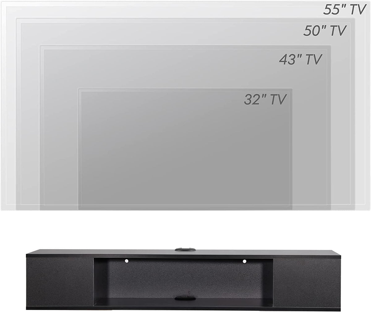 39.4" Floating TV Stand with Storage Q825633