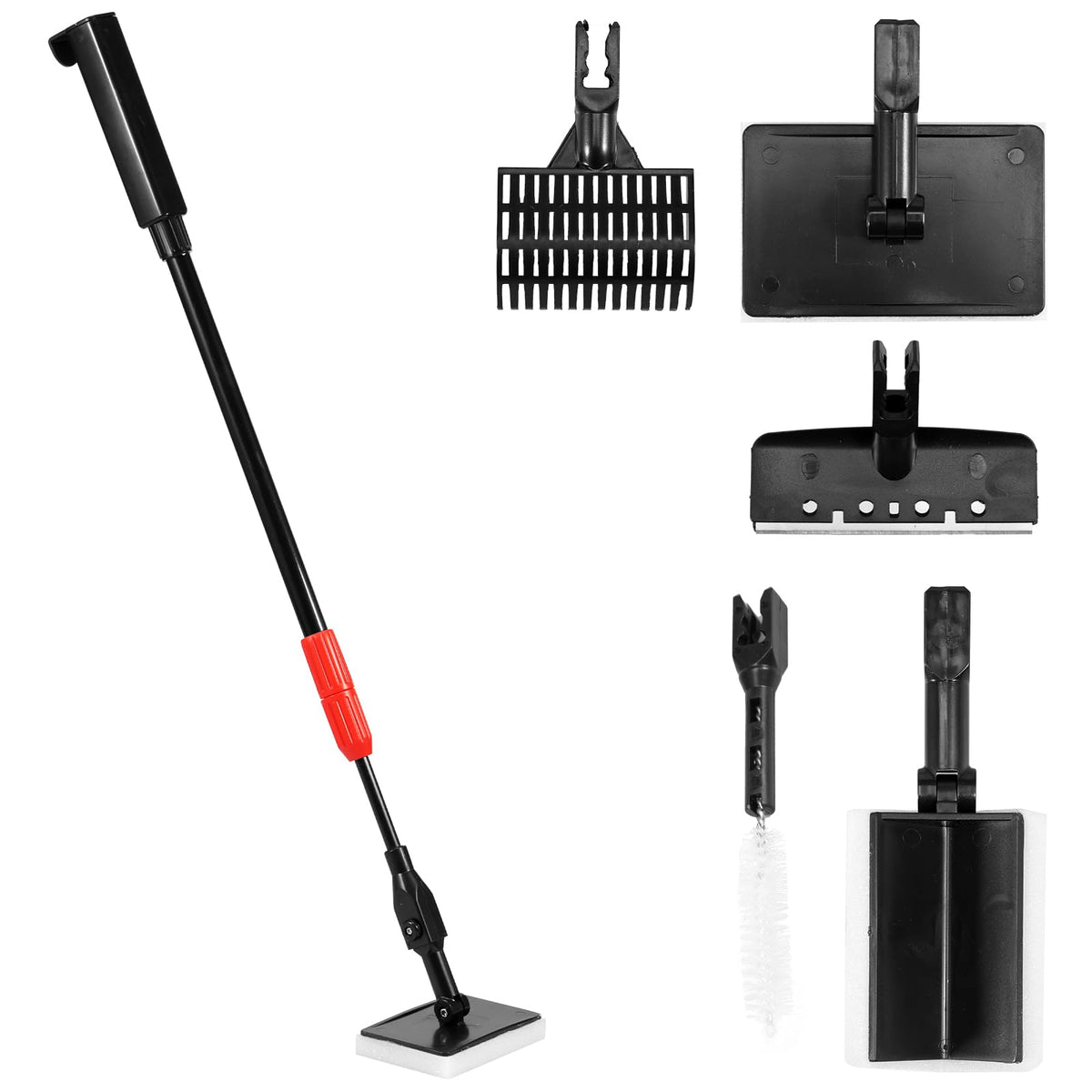 6 in 1 Aquarium Cleaning Kit with Adjustable Handle U7366