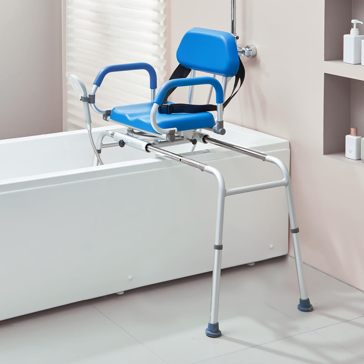 Sliding Tub Transfer Bench with 360 Degree Swivel Seat I432235