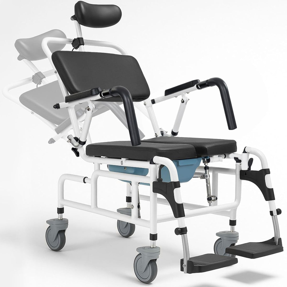 Reclining Shower Chair with Wheels E251