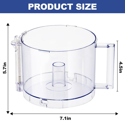 14-Cup Food Processor Work Bowl Replacement with Handle T879