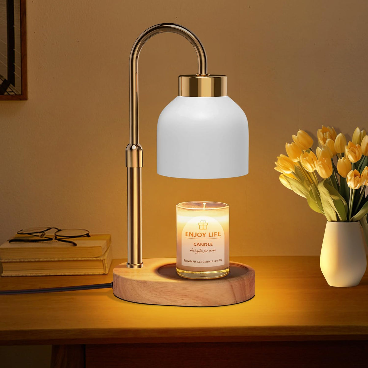 Candle Warmer Lamp with Dimmer Adjustable Height S41304