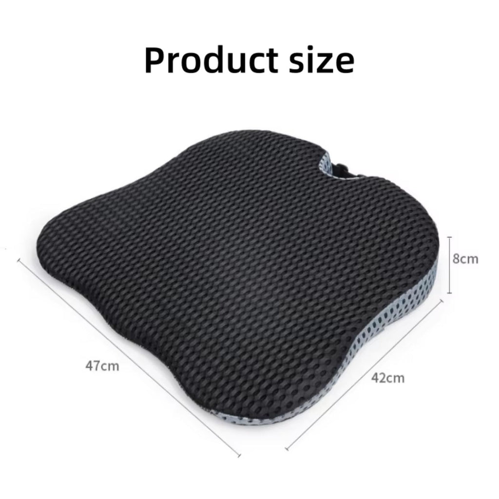 Black Memory Foam Car Seat Booster Cushion Y863977