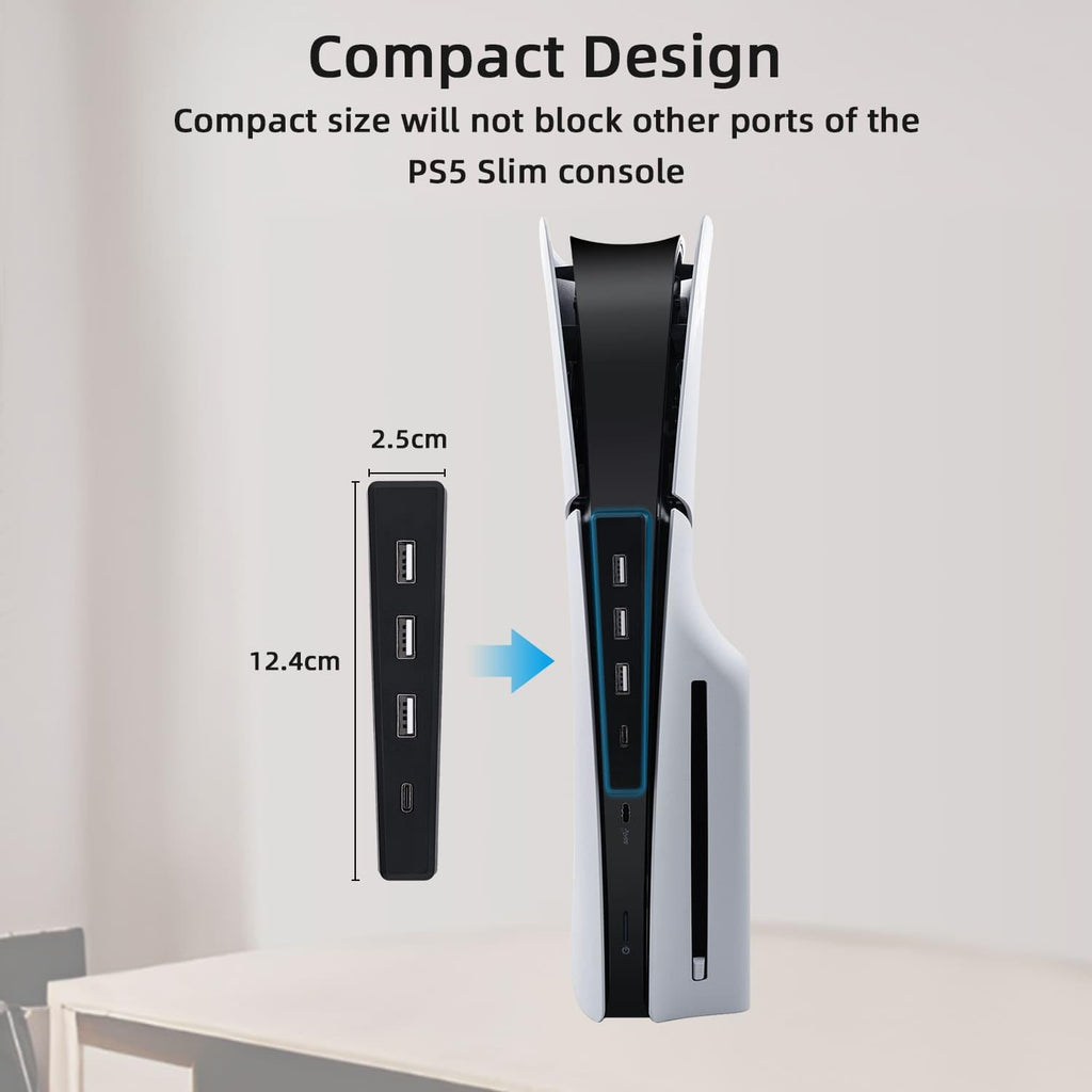 Black 4 Ports USB 2.0 Hub E91210