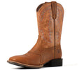 Men's Square Toe Pull On Western Boots Z425