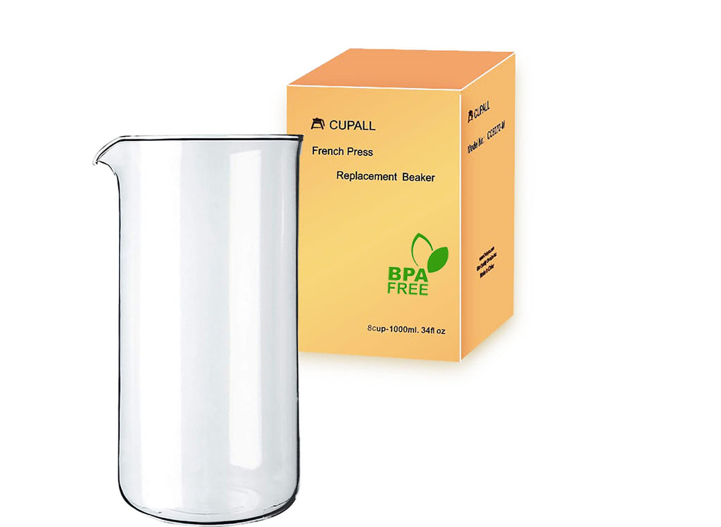 34 oz Borosilicate Glass French Press Replacement Beaker L89912