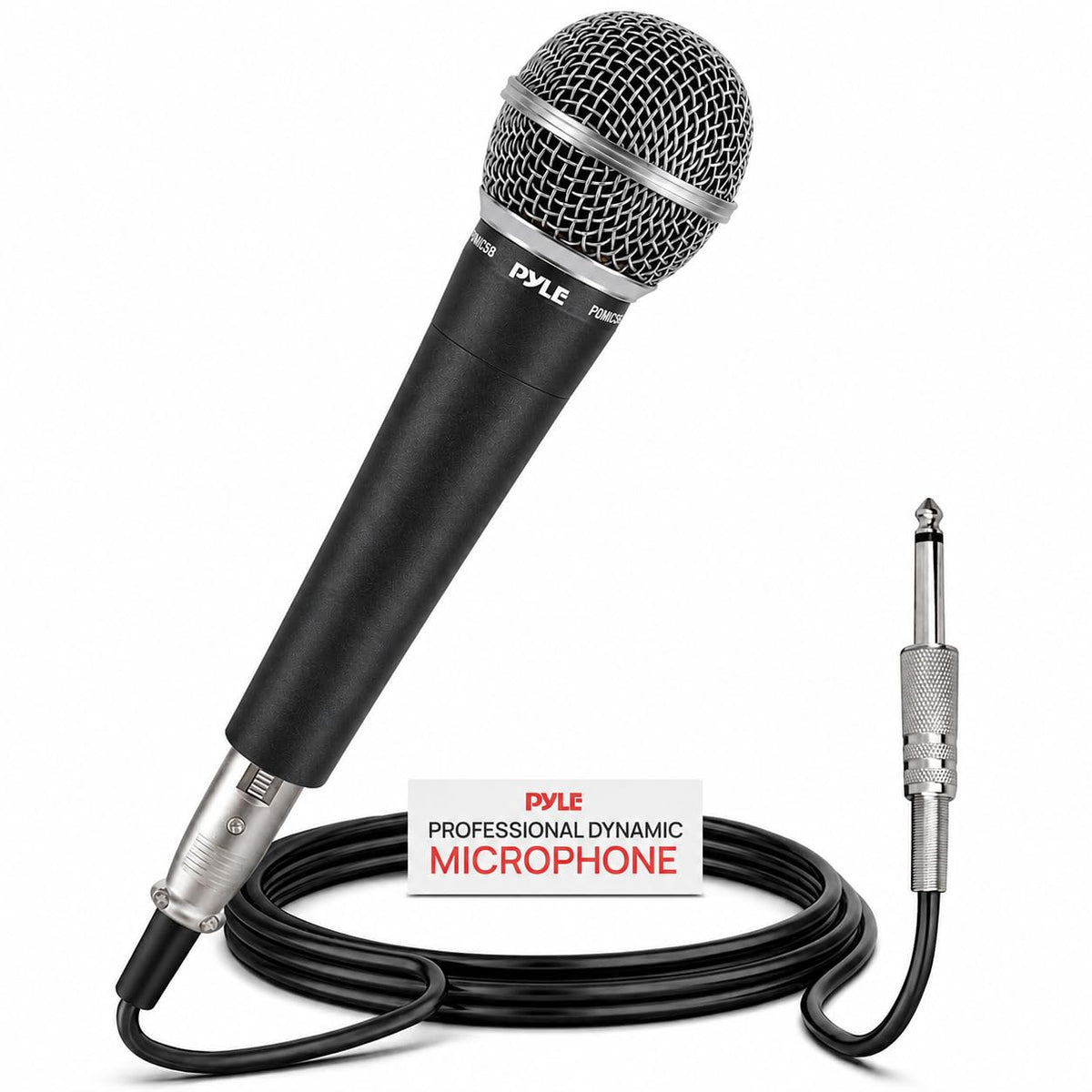 Dynamic Cardioid XLR Microphone with Built-in Pop Filter A75597