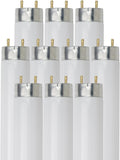 24 Inch T8 Fluorescent Tube Light Bulb 17W 3500K G13 Bi-Pin Pack of 10 P191