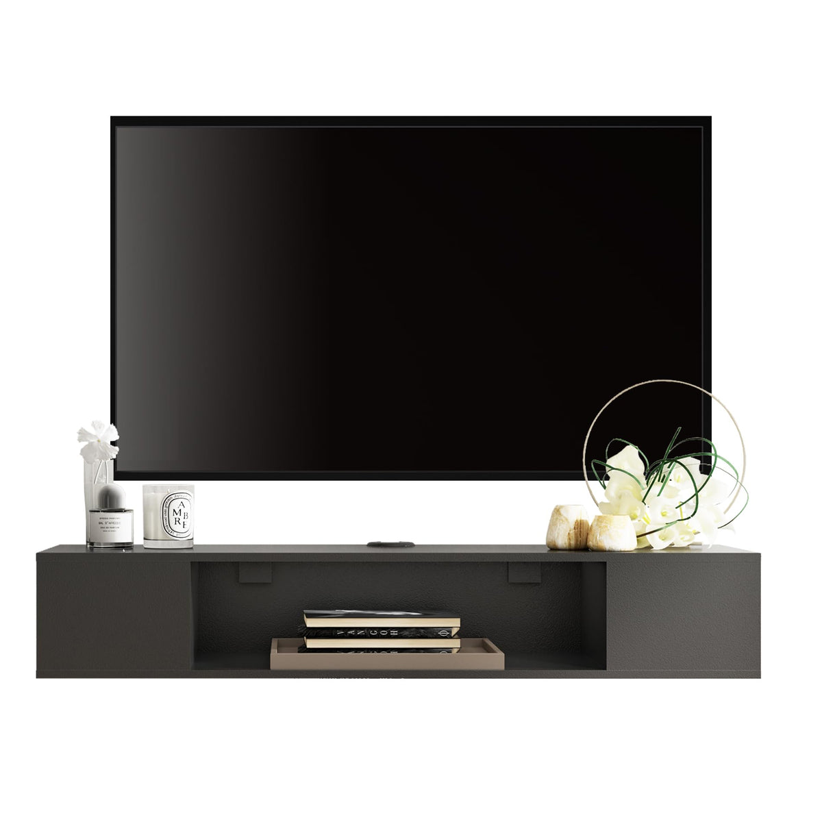 39.4" Floating TV Stand with Storage Q825633