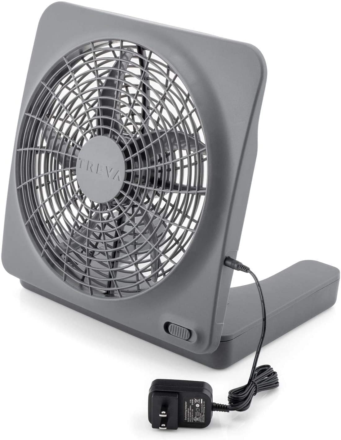 10 in Portable Desktop Battery Fan 2-Speed W15523