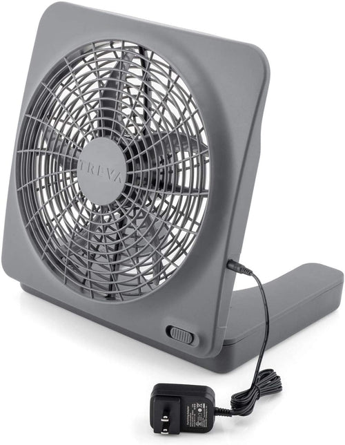 10 in Portable Desktop Battery Fan 2-Speed W15523