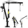 2000 lb Pickup Truck Davit Crane with Hand Winch U337449