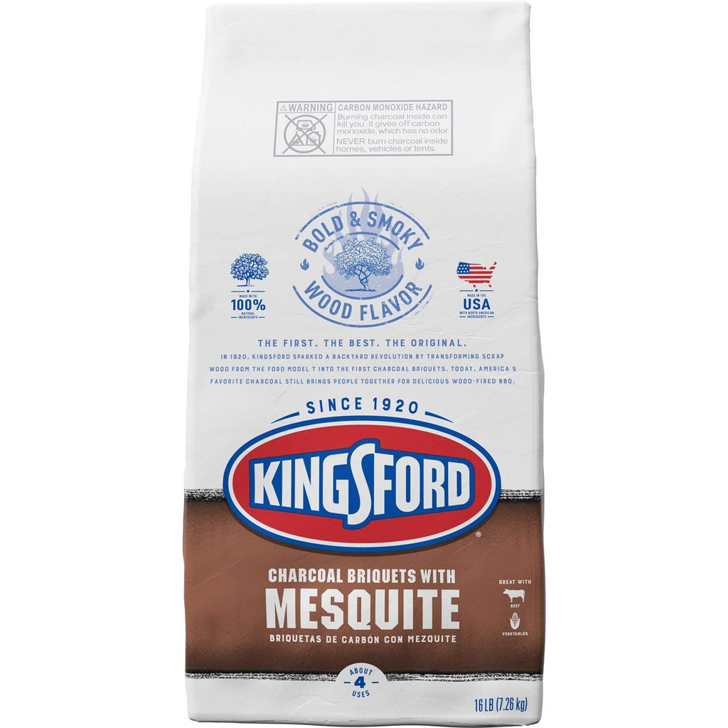 Original Charcoal Briquettes with Mesquite 16 Pounds A1672