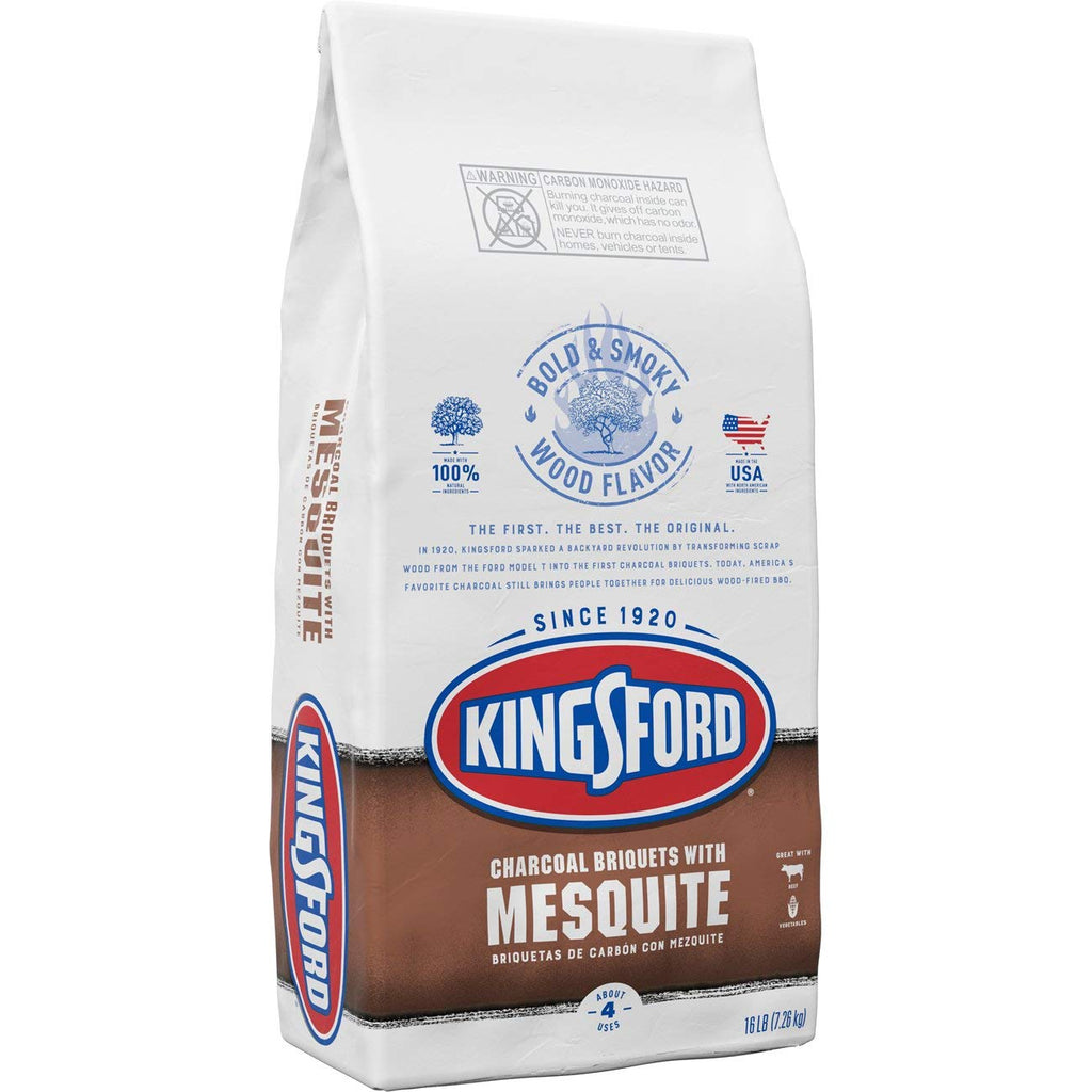 Original Charcoal Briquettes with Mesquite 16 Pounds A1672