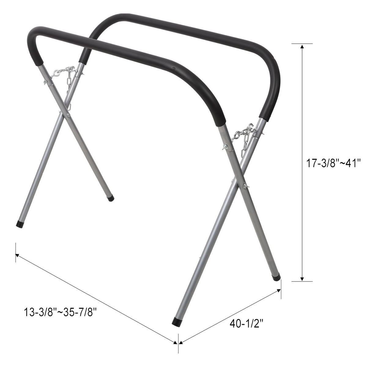 Heavy Duty Adjustable Height Portable Folding Work Stand, 750 lb Capacity Q628