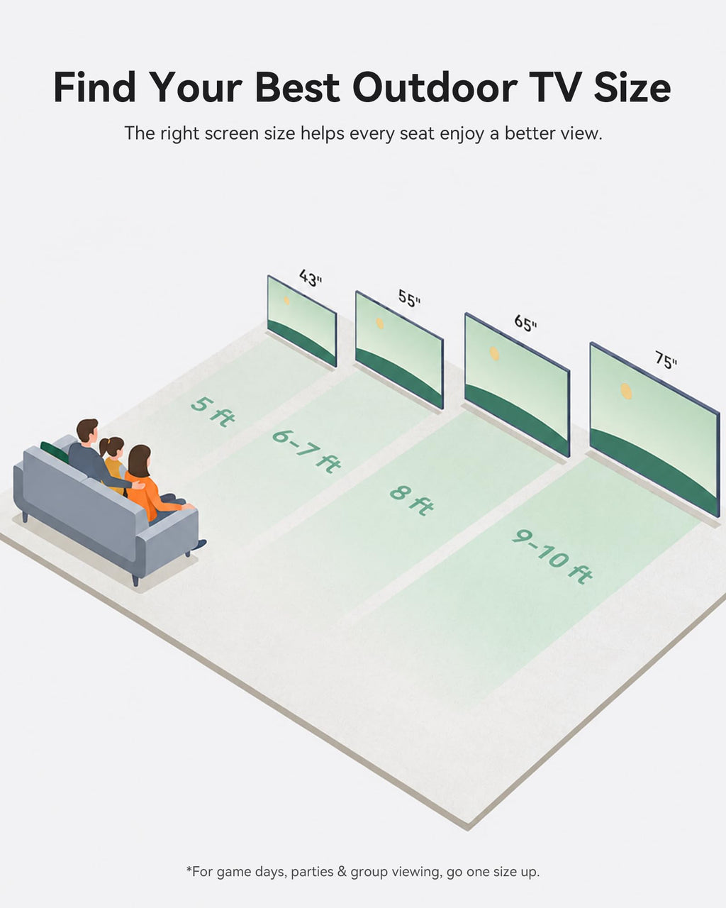 55" Smart Waterproof Outdoor TV D216