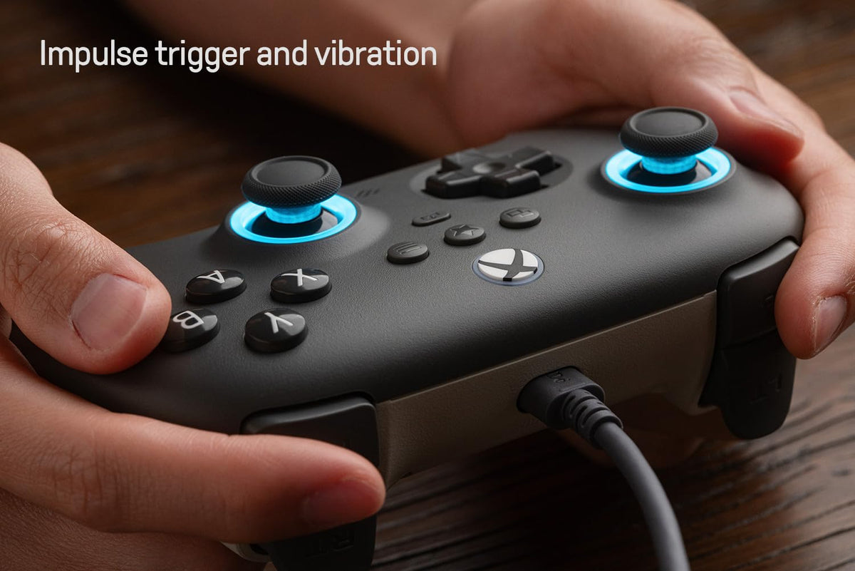 Wired Controller with RGB Lighting Dark Gray L5873