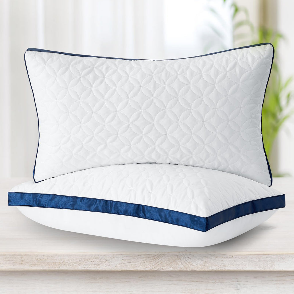 King Size Cooling Bed Pillows Set of 2 Down Alternative M98314