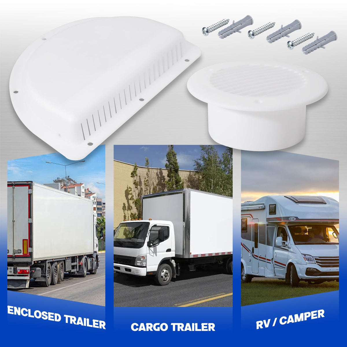 RV Vent Covers with Mounting Hardware H33277