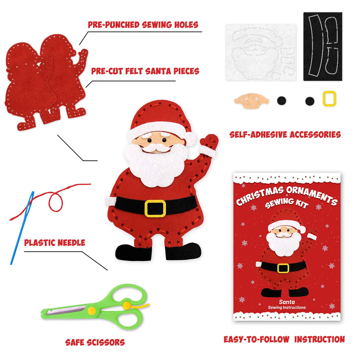 Christmas Sewing Kit for Kids K626