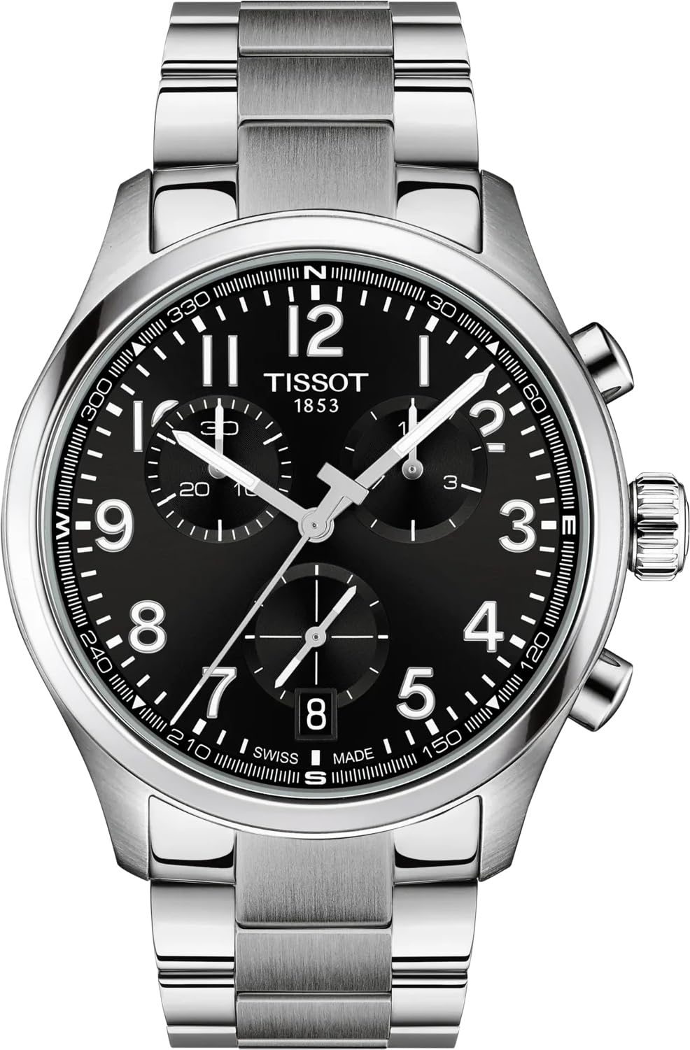 Black Dial 42mm Chronograph Watch L3221