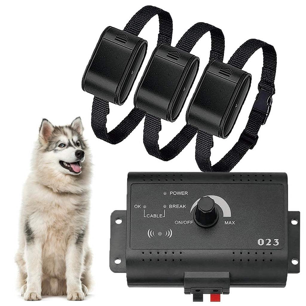 Electric Dog Fence, In-Ground Pet Containment System, Waterproof Training Collar X5086