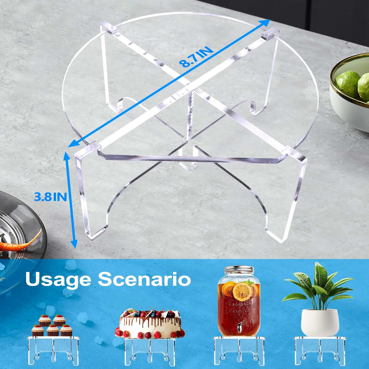 Acrylic Beverage Dispenser Stand I967872