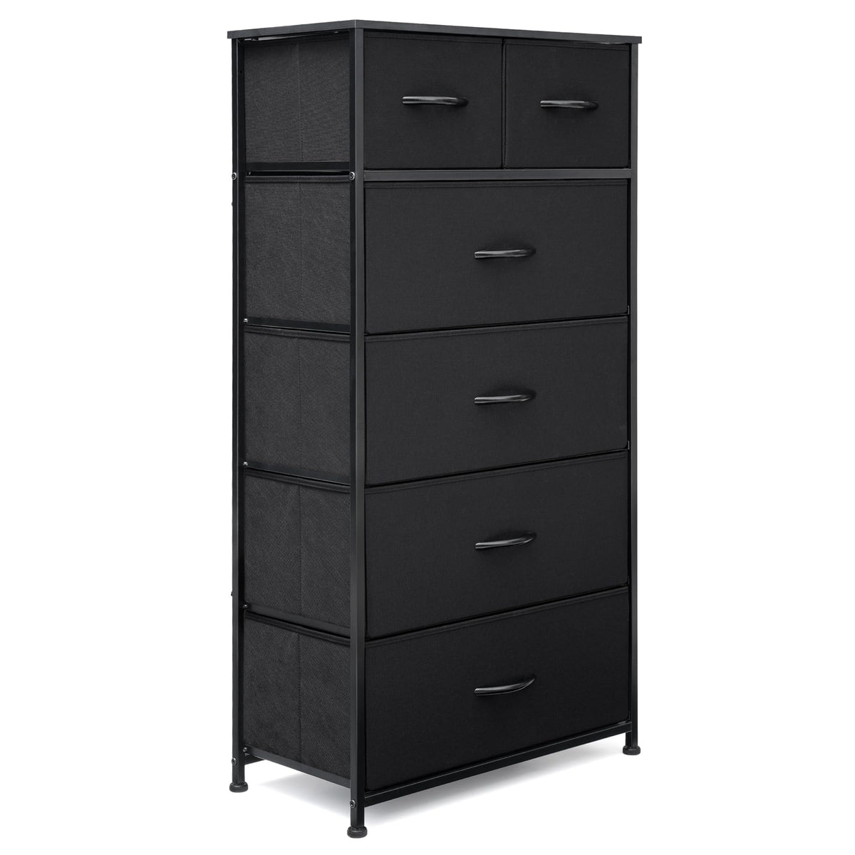 Fabric 6 Drawer Tall Dresser Y765552