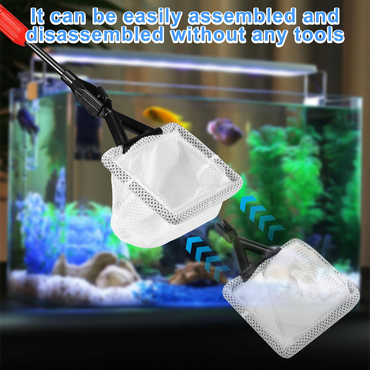 6 in 1 Aquarium Cleaning Kit with Adjustable Handle U7366