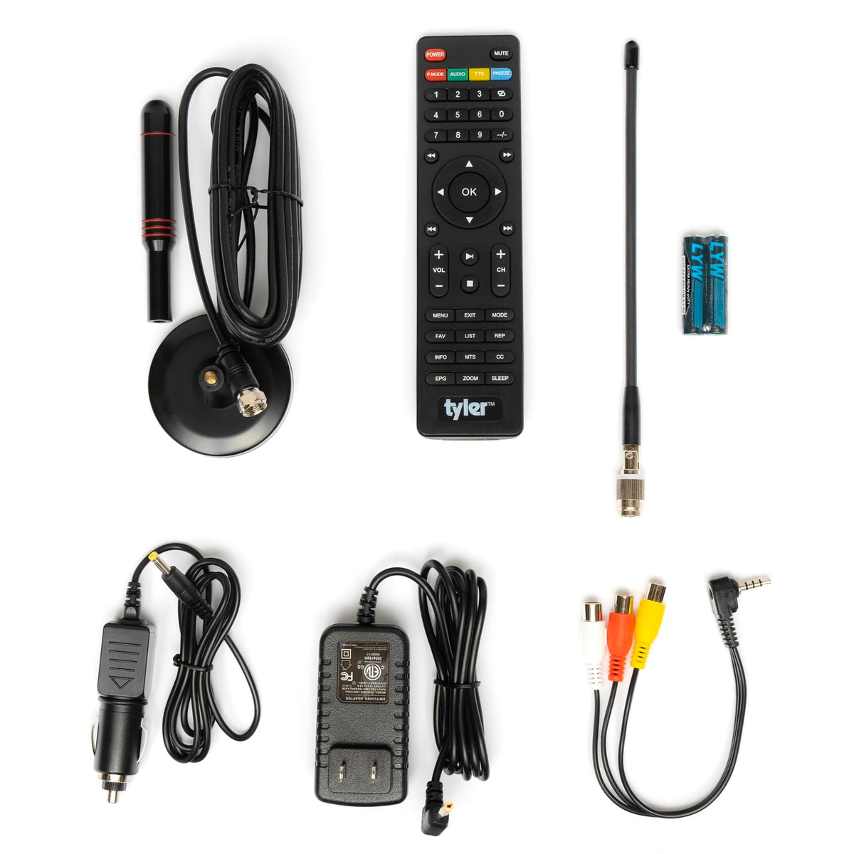 Portable TV LCD Monitor Battery Powered Wireless Capability HD-TV G52946