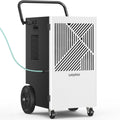 155 Pints Commercial Dehumidifier with Pump, Drain Hose and Washable Filter B423