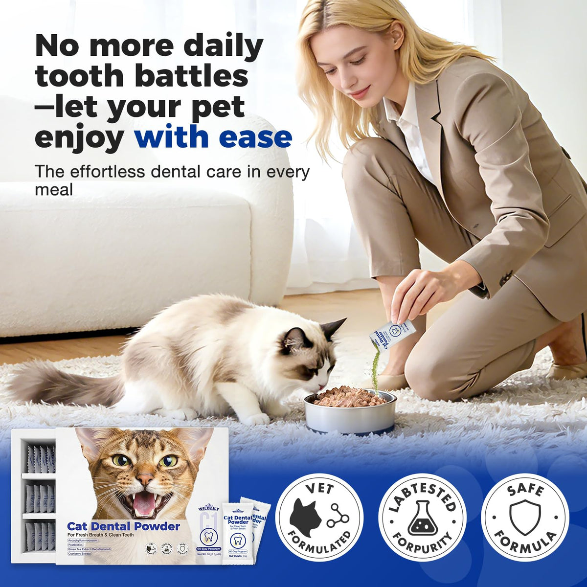 Cat Dental Powder 60 Pcs P99787