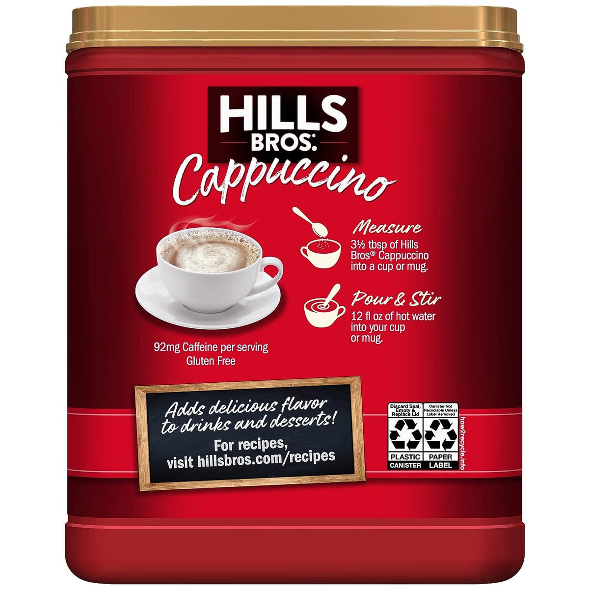 Instant Cappuccino Mix 14 Oz Pack of 3 E889517