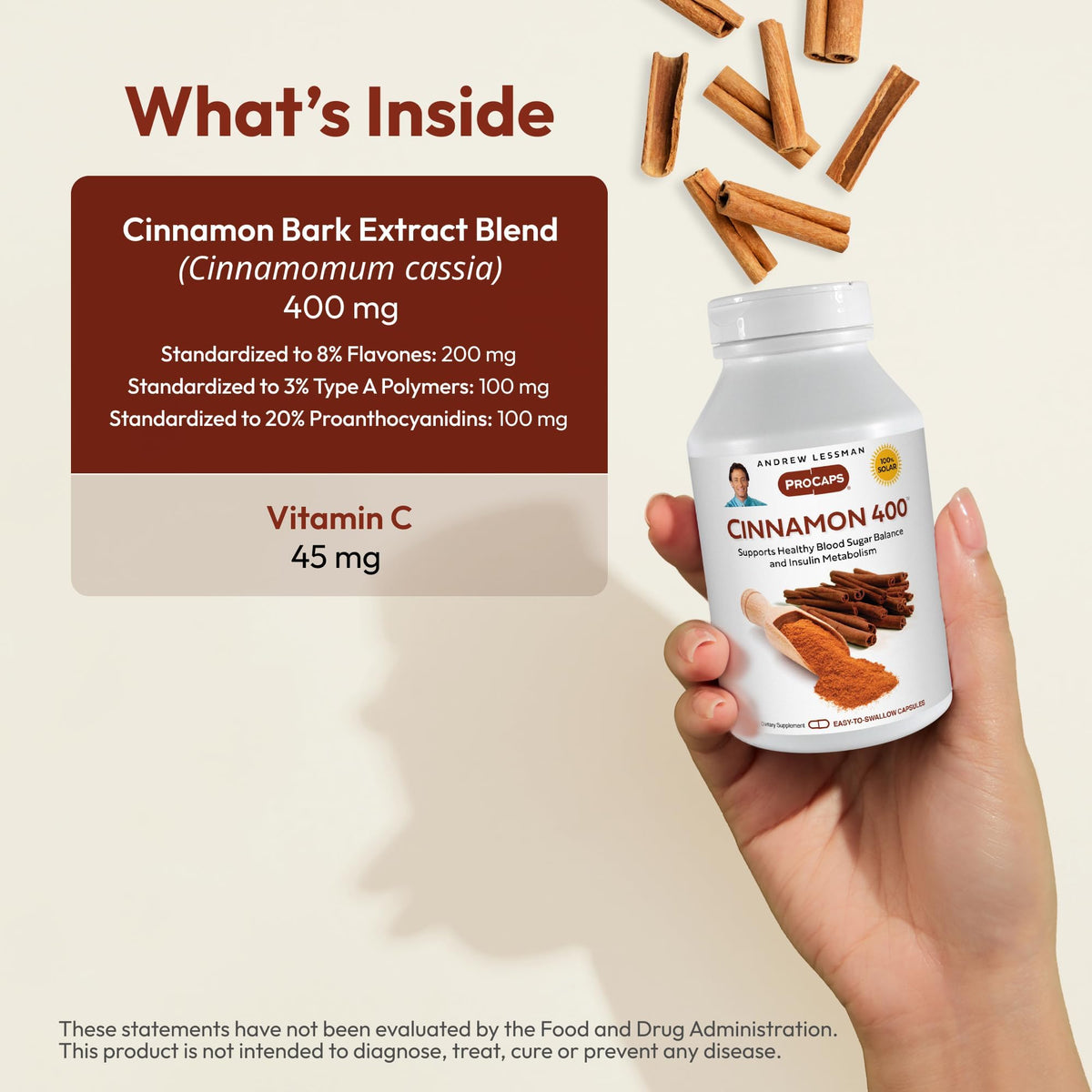 Cinnamon 400 mg 360 Capsules T88927