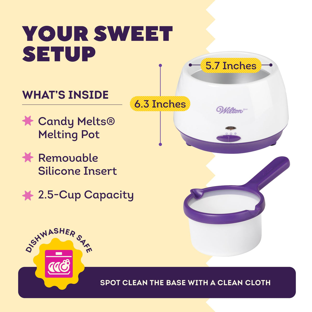 2.5-Cup Candy Melts Melting Pot V84816