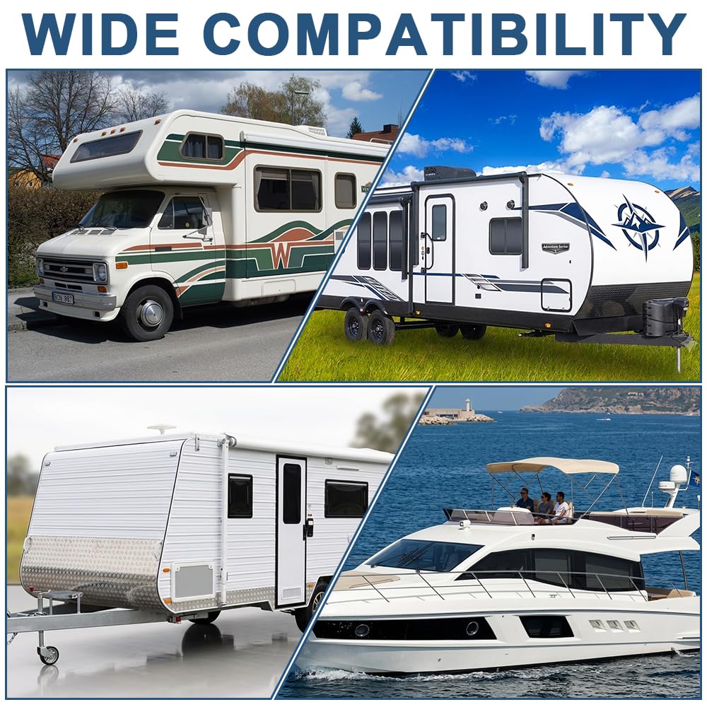 White 2 Pack RV Vent Covers I45989