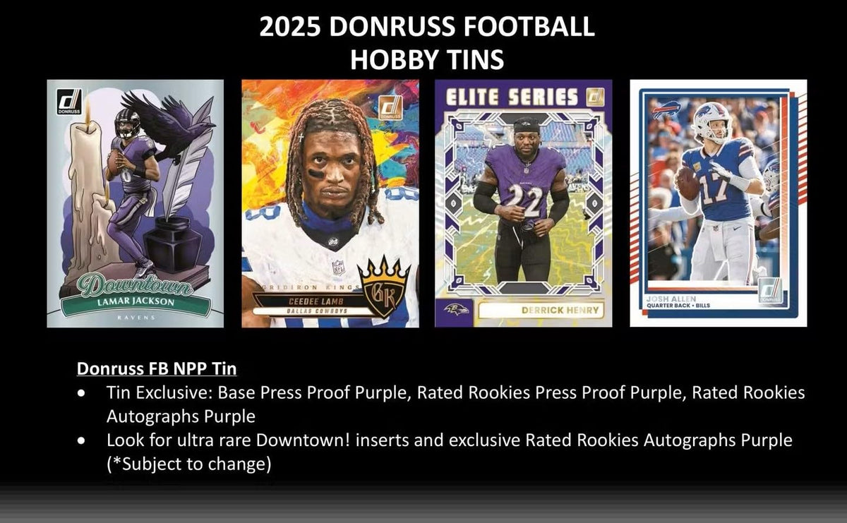 Football Trading Cards Tin P6729