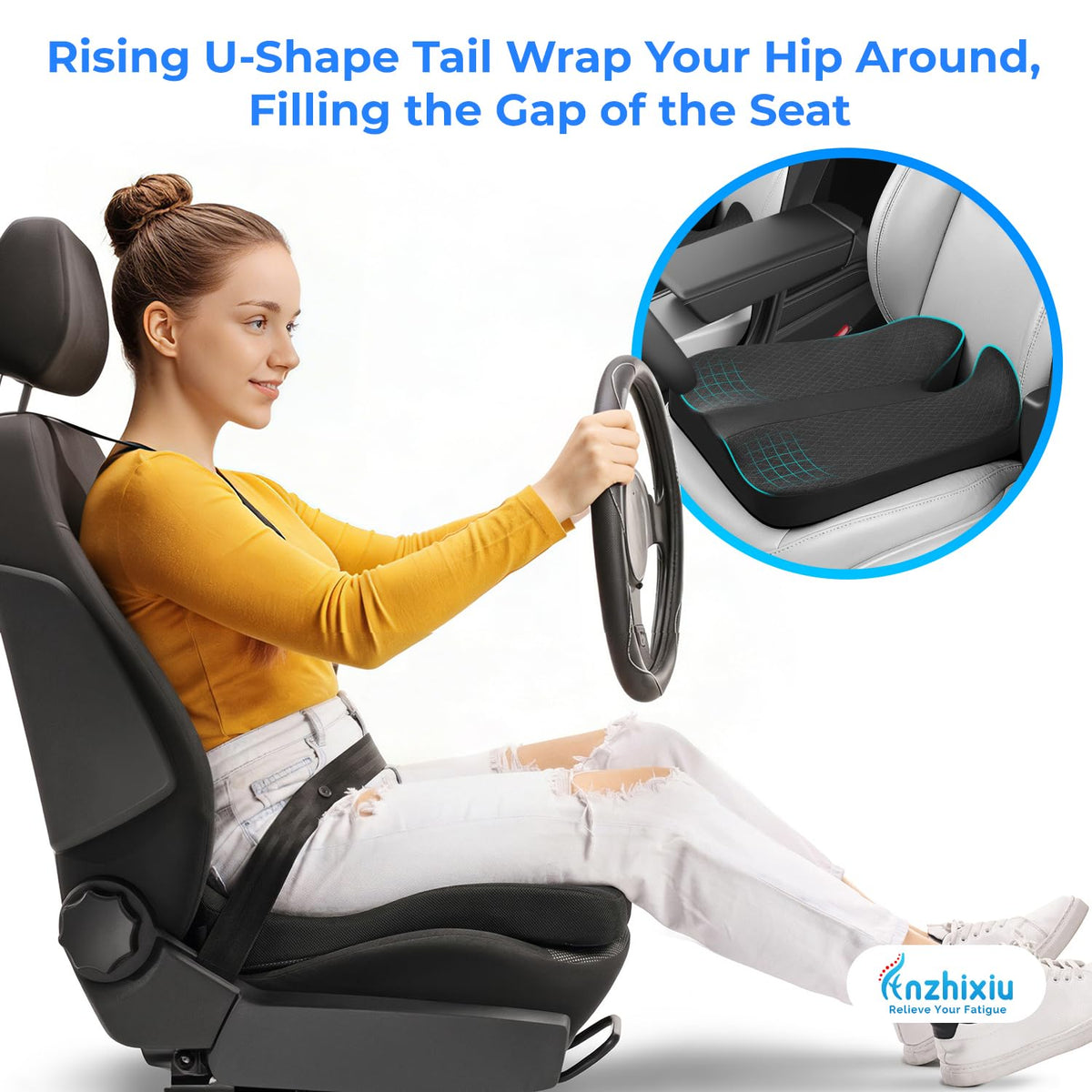 Elevated Car Seat Cushion Q5005