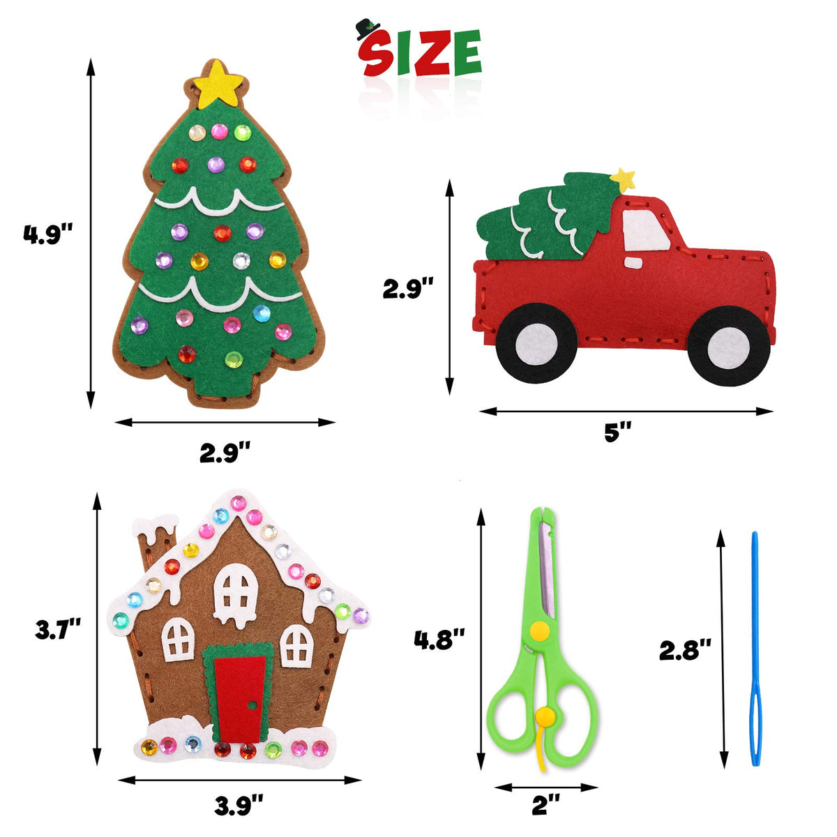 Christmas Sewing Kit for Kids K626