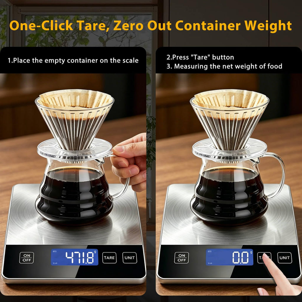 33lb Digital Stainless Steel Food Scale M8757