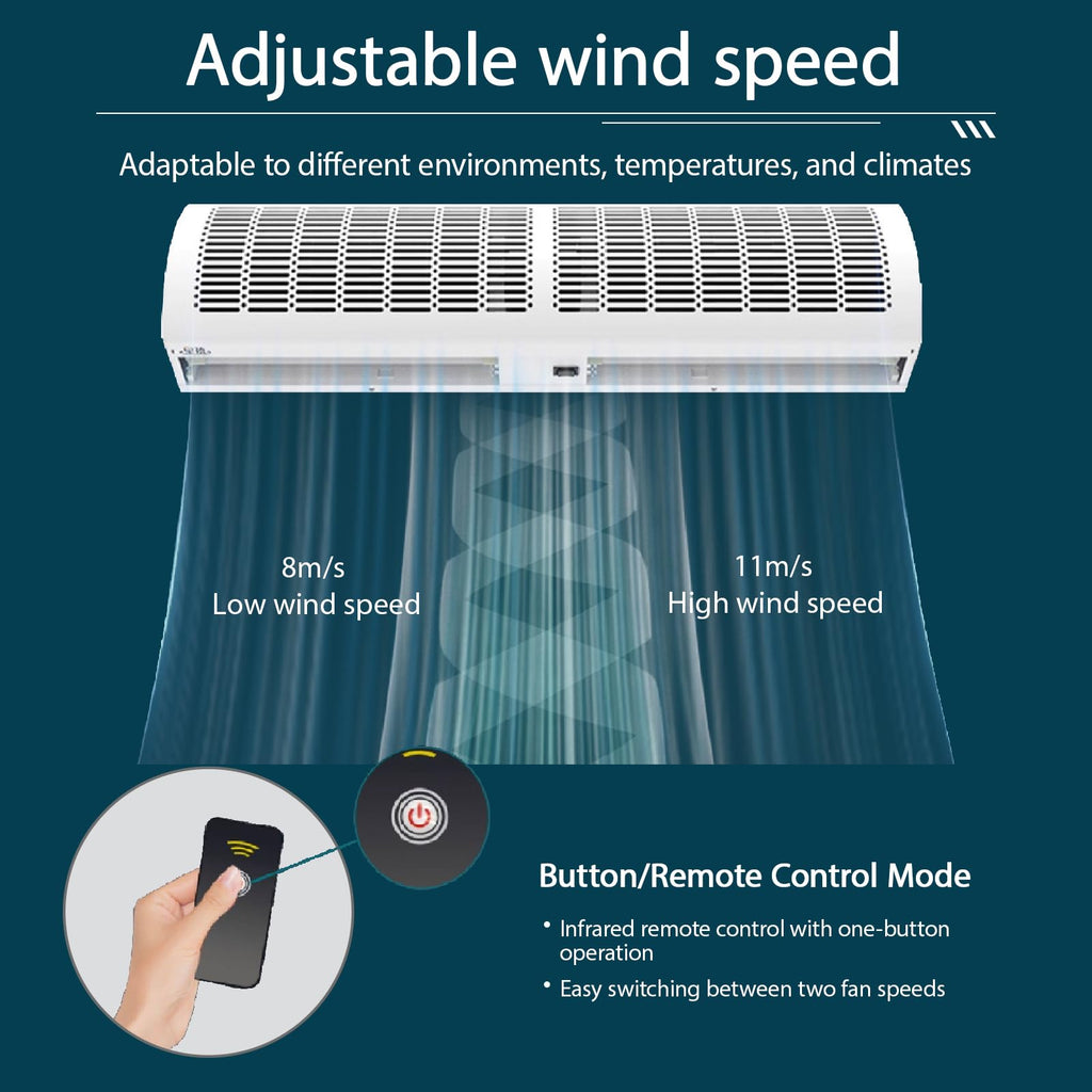 Commercial Indoor Wall Mounted Air Curtain Machine U414