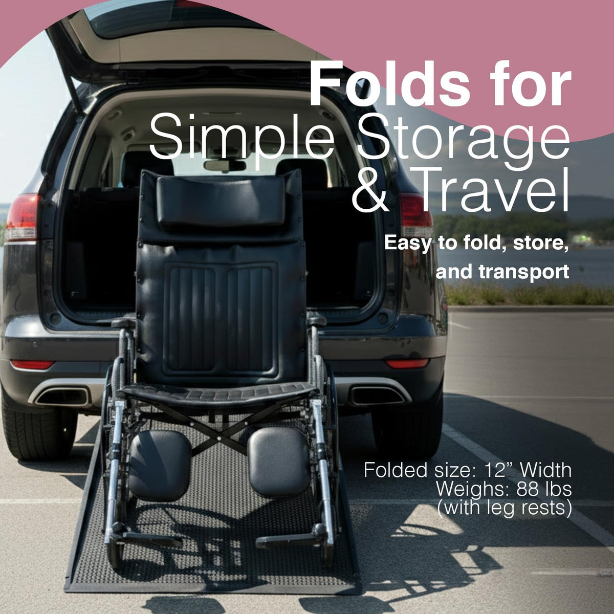 28" Wide Seat Bariatric Reclining Manual Wheelchair with Elevating Leg Rests B720706